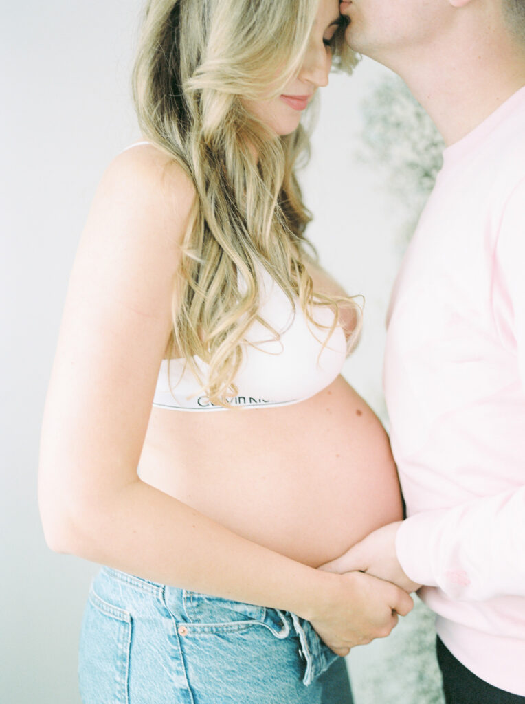 Edmonton Maternity Photography image of expectant mom and dad